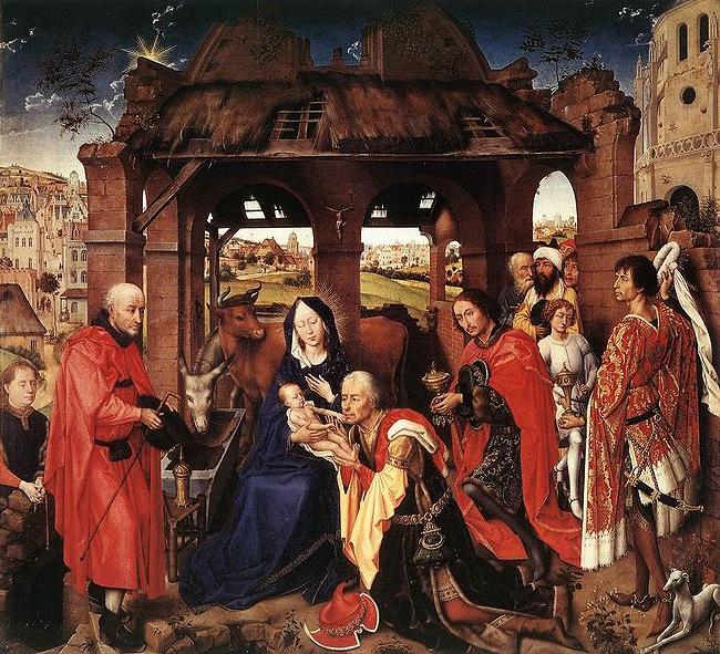 Roger Van Der Weyden St Columba Altarpiece Sweden oil painting art
